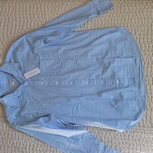 NWT OUTERKNOWN Women's Striped Shirt / Organic Cotton